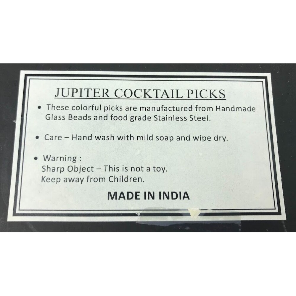 Jupiter Cocktail Picks Set 12 pcs - In Box - Picture 3 of 3